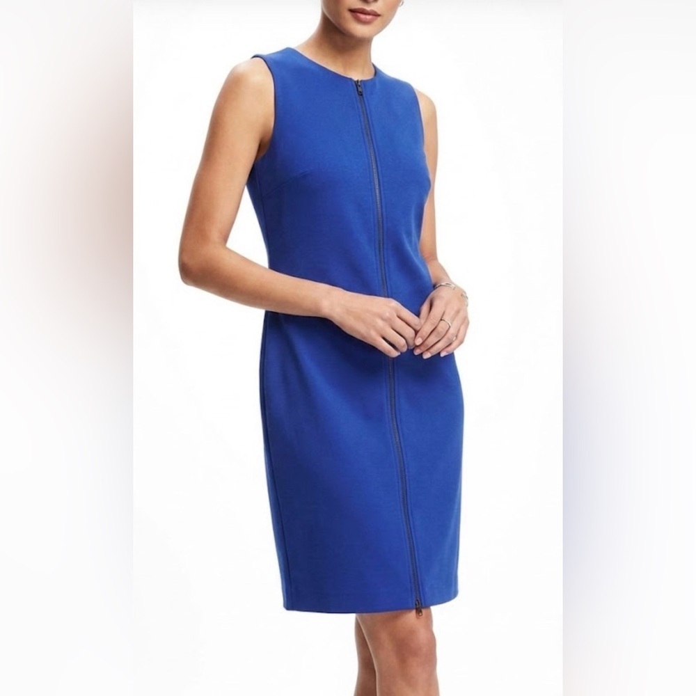 Banana Republic Royal Blue Midi Dress